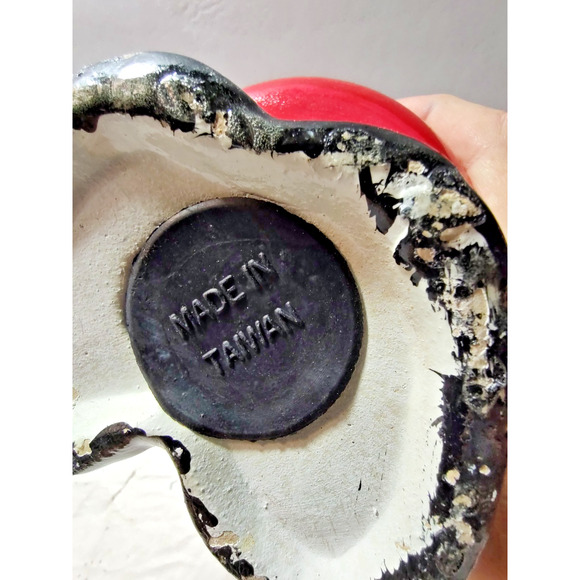 Santa Claus Ceramic Round 7.5 " tall Coin Bank Stopper included - Picture 8 of 8